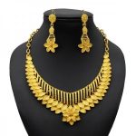 Dubai 24K Gold Plated 2Pcs Necklace -01