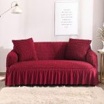 Turkey Sofa Cover 3 Sit Merun