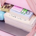 পানির বোতল সহ বাচ্চাদের স্কুল ব্যাগ ওয়াটারপ্রুফ (pink) - Image 4