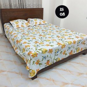 বালিশের কাভার সহ বিছানার চাদর -০৮