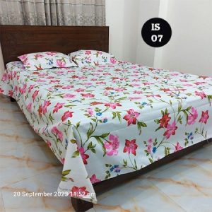 বালিশের কাভার সহ বিছানার চাদর- ০৭