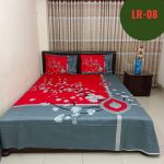 ১০০% কটন প্যানেল বেডশীট -08