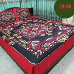 ১০০% কটন প্যানেল বেডশীট -06
