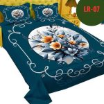 ১০০% কটন প্যানেল বেডশীট -07