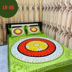 ১০০% কটন প্যানেল বেডশীট -05