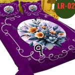 ১০০% কটন প্যানেল বেডশীট -02