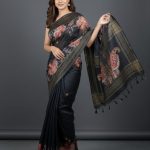 Premium Digital Print Half Silk Saree
